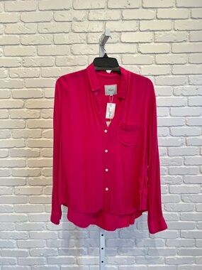 Rails Fuchsia Long-Sleeve Button-Down Shirt